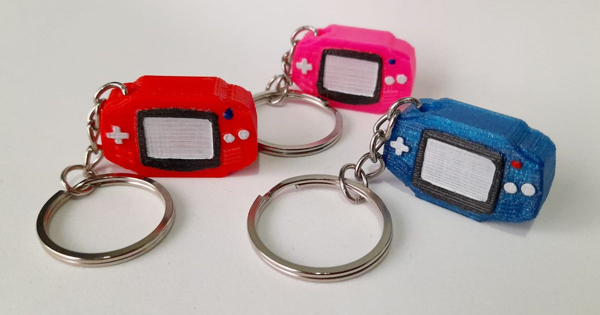 Llavero GameBoy Advance - GameBoy Advance Keychain by RACBOTS ...