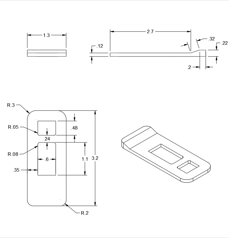 Polaris Ranger / RZR seat belt silencer by Eli Jeffers Download free STL model