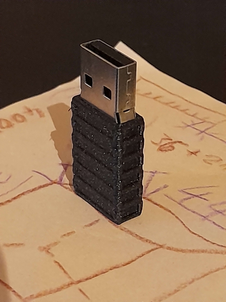 Rought grip for smooth slippery USB flashdisk
