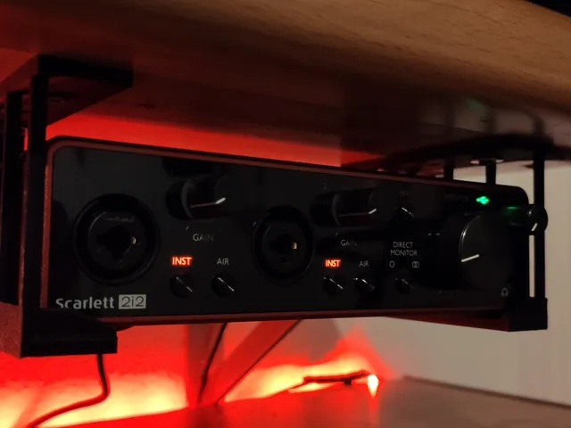 Soporte para tarjeta de sonido Focusrite Scarlett 2i2