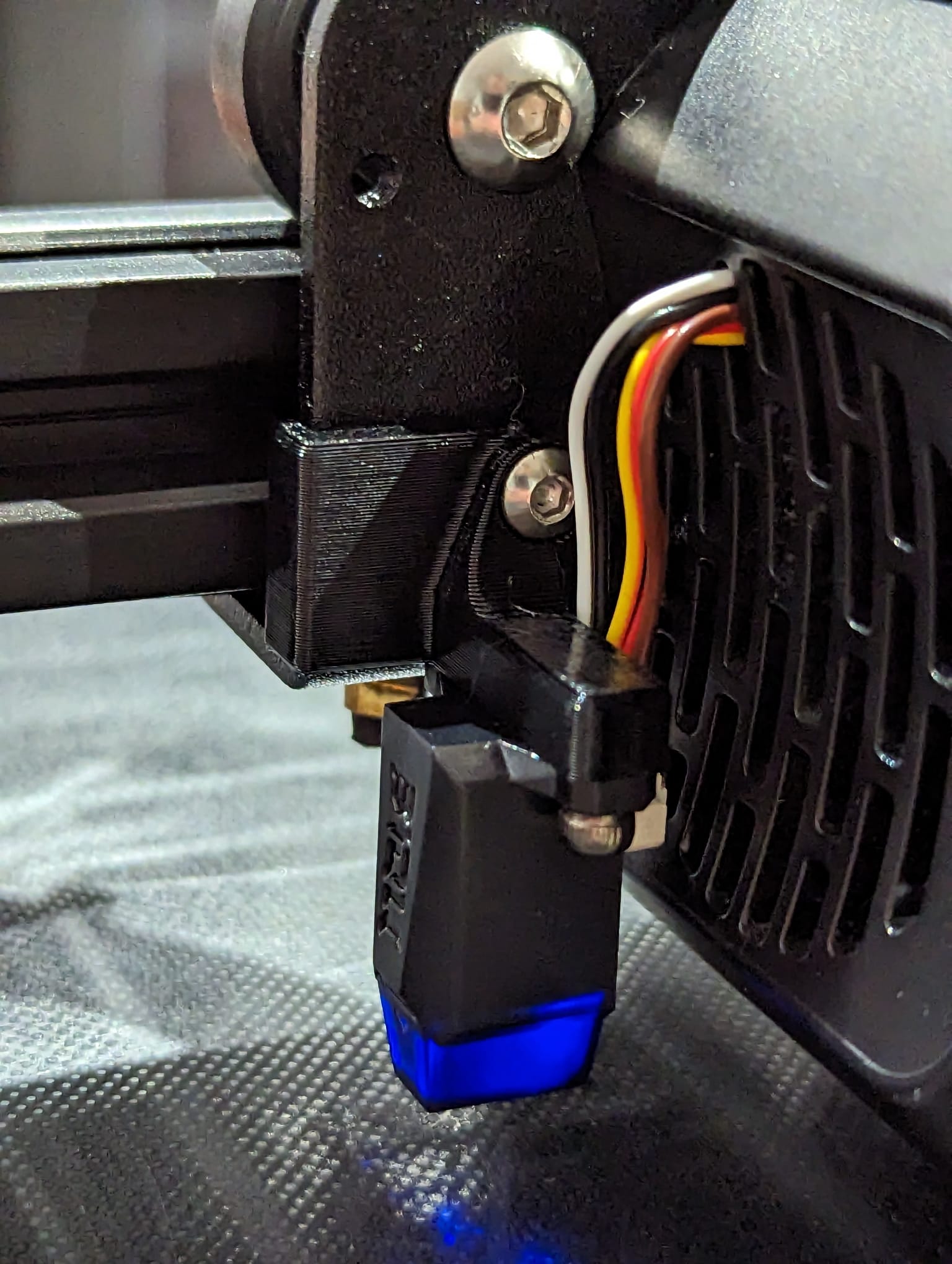 Biqu microprobe ender 3v2 bracket +firmware