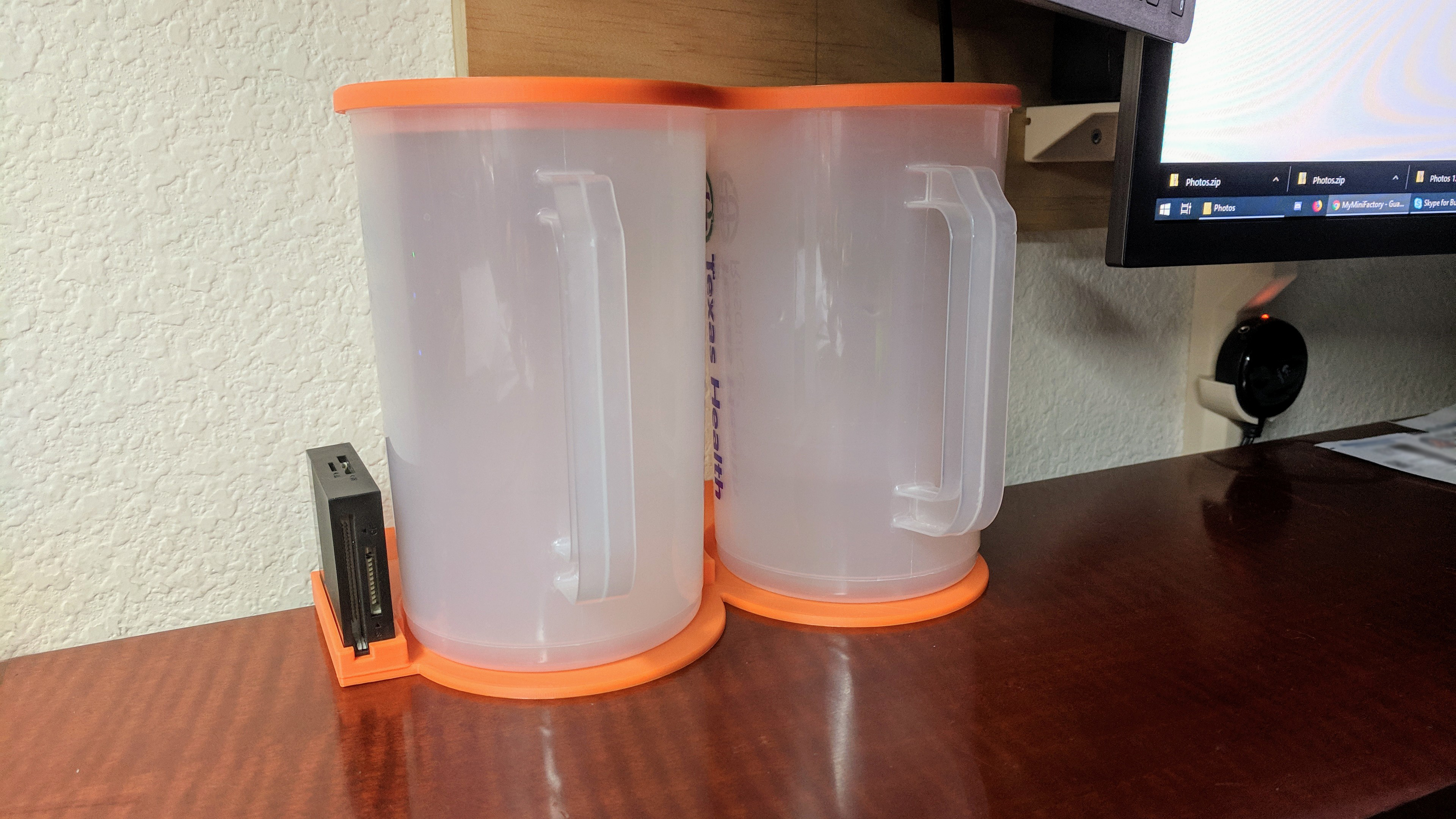 Desktop Coasters with Drink Cover