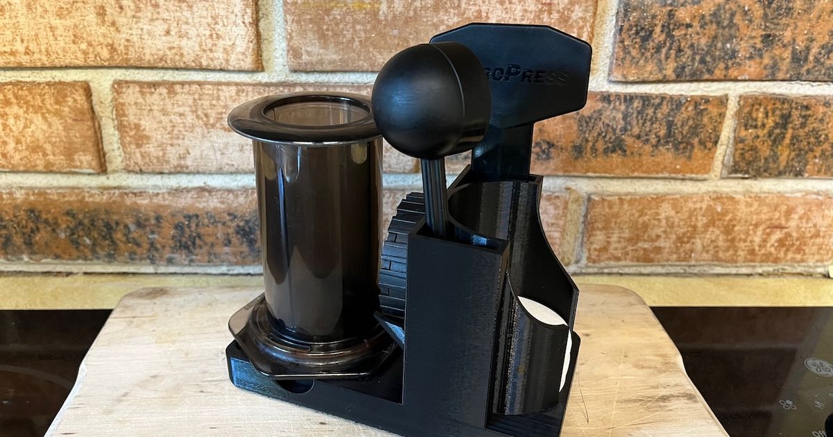 Aeropress Organizer Stand | Compact Storage for Aeropress