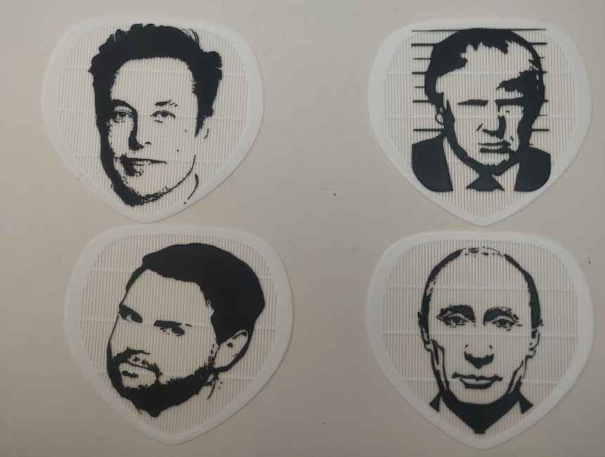 Urinal Splash Screens, Trump, Putin, Musk, Vance