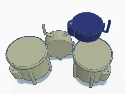 modular desktop drumkit