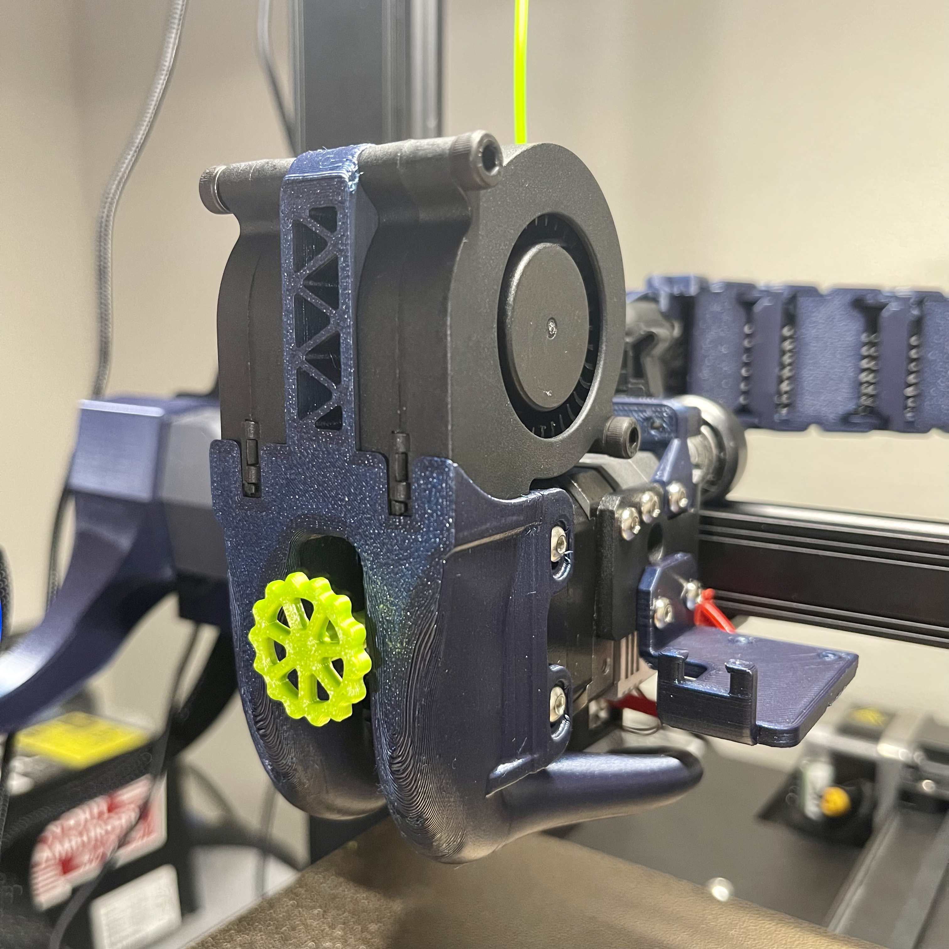 Ender-3 S1/Pro/+ Sorkin/Mkloberg "Taurus Cooling Duct" Extruder Knob Visualizer & Standard Fixed Version