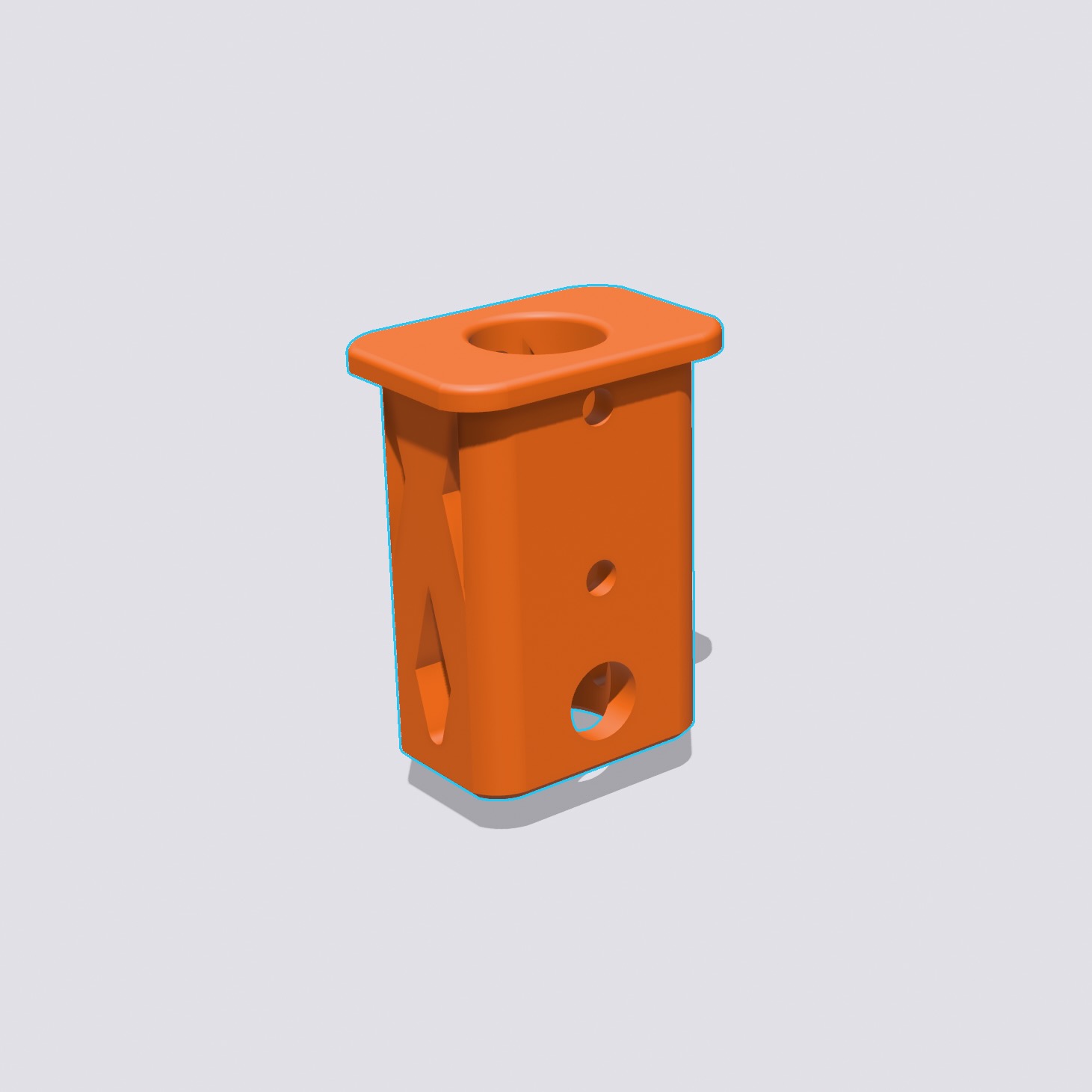 Miniatura 5 do modelo 3D Flag holder insert