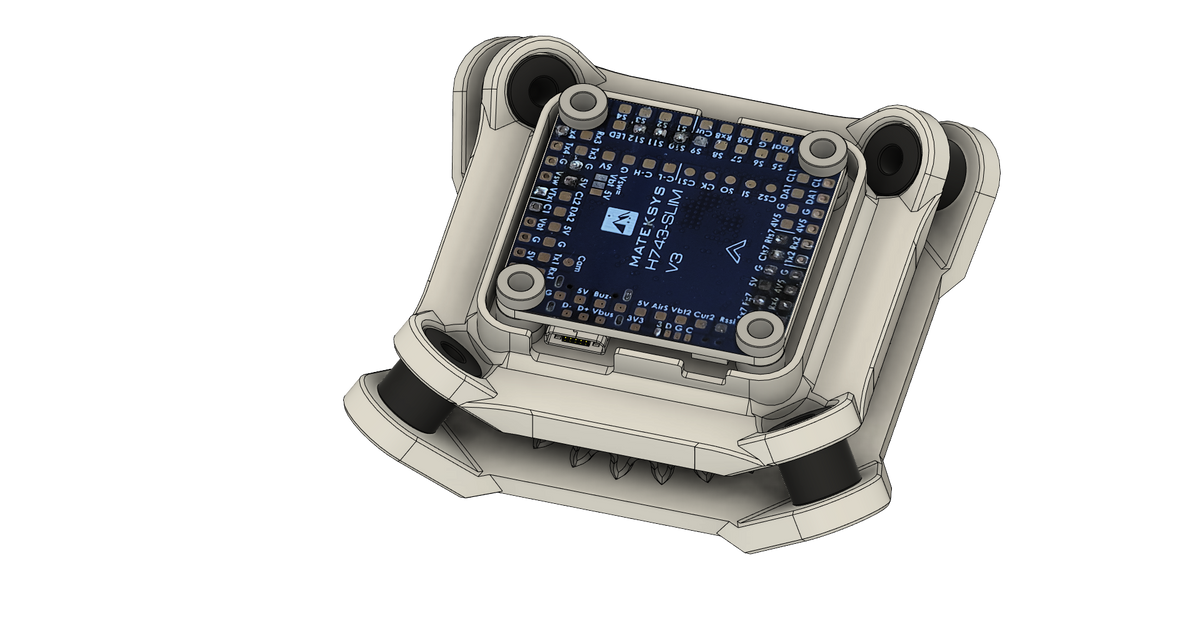 AntiVibration Shock Absorber Damping Plate for MATEKSYS H743SLIM
