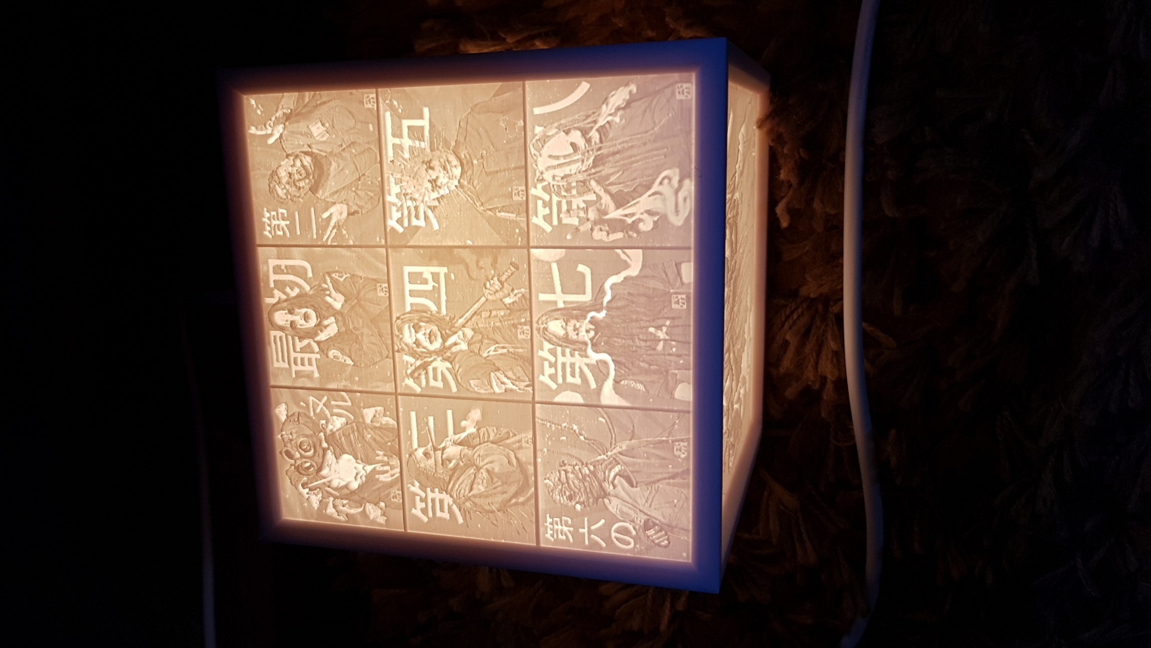 Slipknot Lithophane light box by Hennor10 Download free STL model