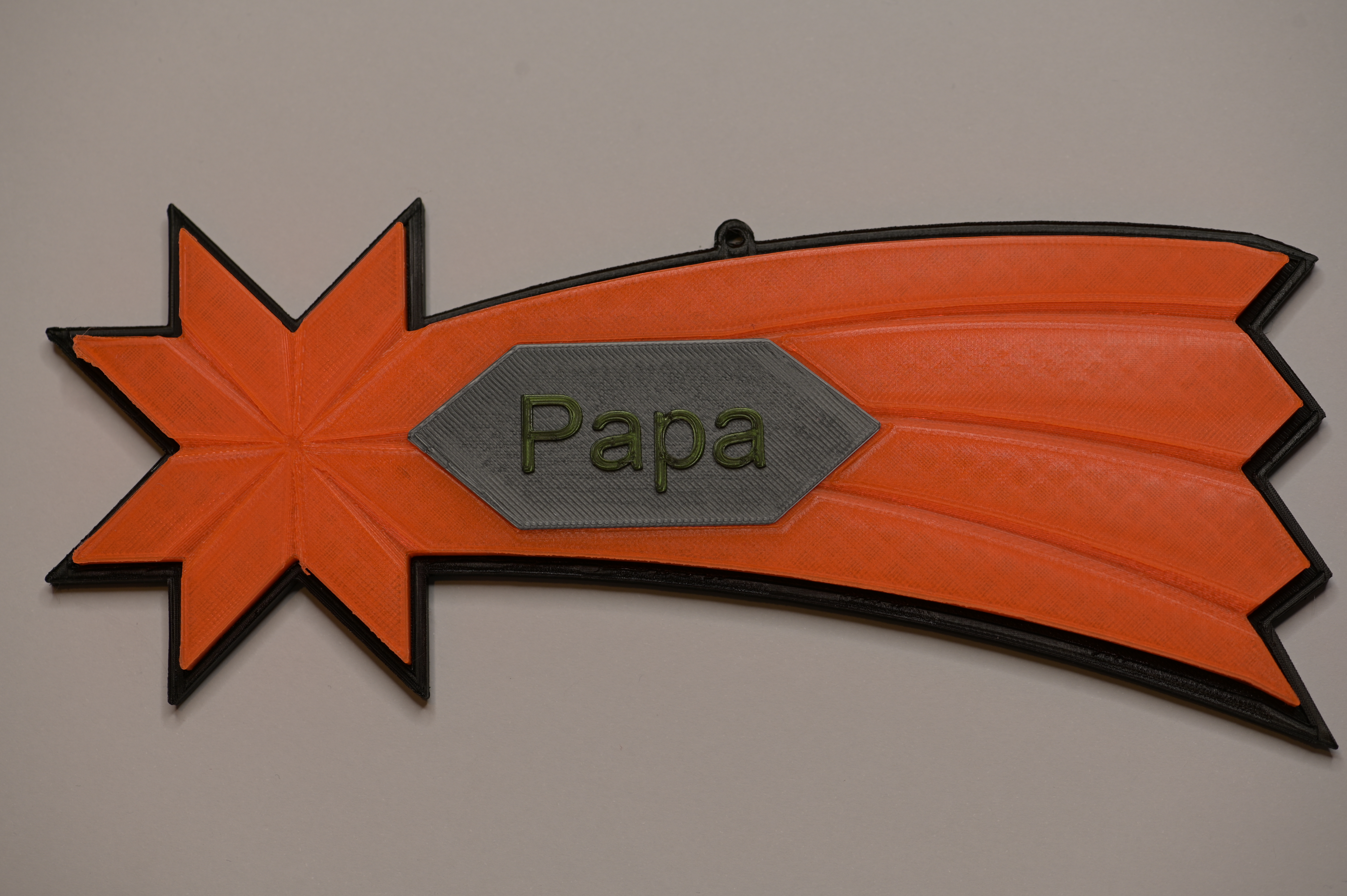 Christmas Star Nameplate