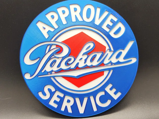 Vintage Packard Sign 3 Colors