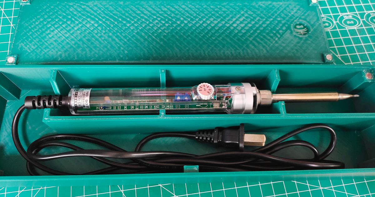 Huanghua Gaojie GJ 907 Electric Soldering Iron Box By Gavntery huanghua-gaojie-gj-907-electric-soldering-iron-box-by-gavntery