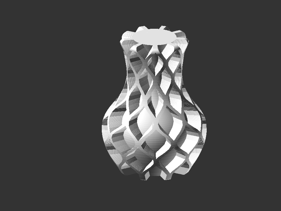 Miniatura 6 do modelo 3D Wave Vase
