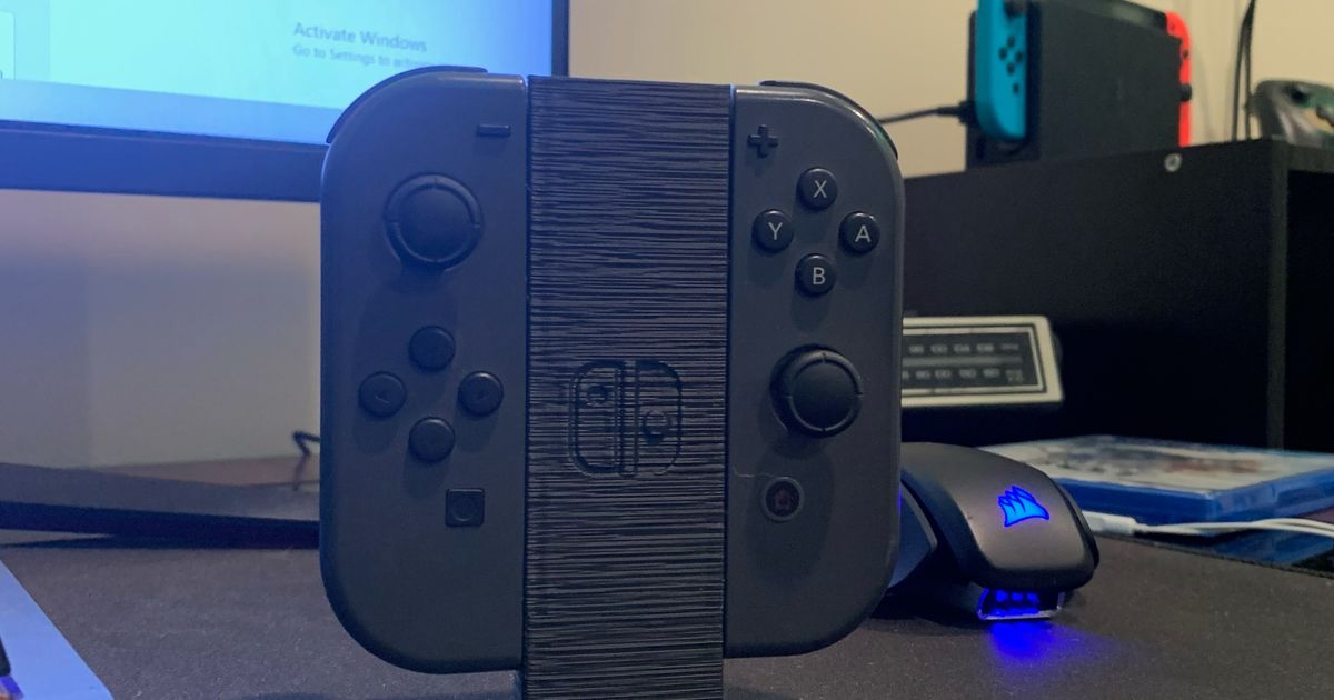 Nintendo Switch Joycon Stand by RosJ Download free STL model