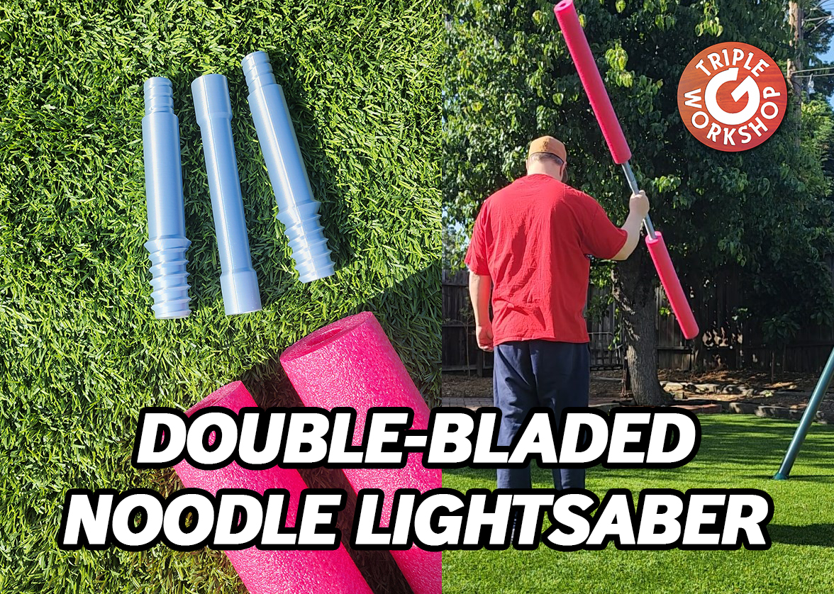 Pool Noodle Double Light Saber - No Supports