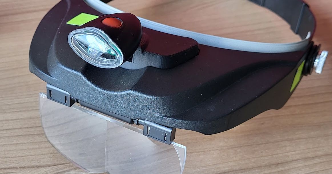 Carson Magnifier Head Light 16340 battery mod by jonnieZG Download