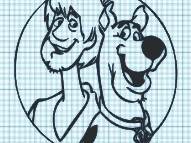 SHAGGY -  SCOOBY -  RING - WALL ART