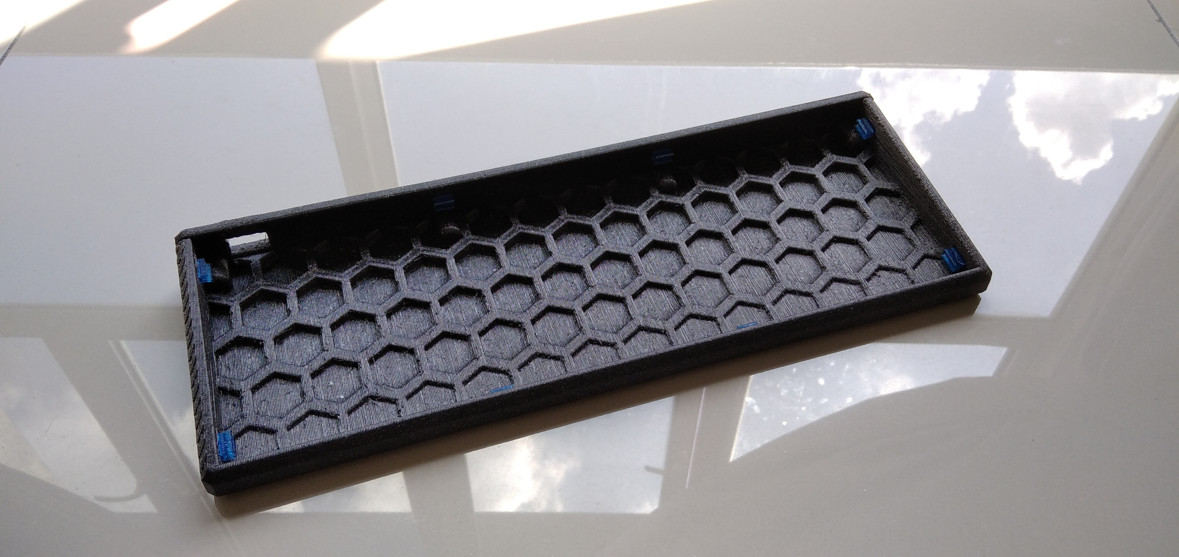 MEGA 60% GH60 MODERNIZED CASE (SOFT MOUNTED PCB, BOUNCY!) FOR CUSTOM MECHANICAL KEYBOARD