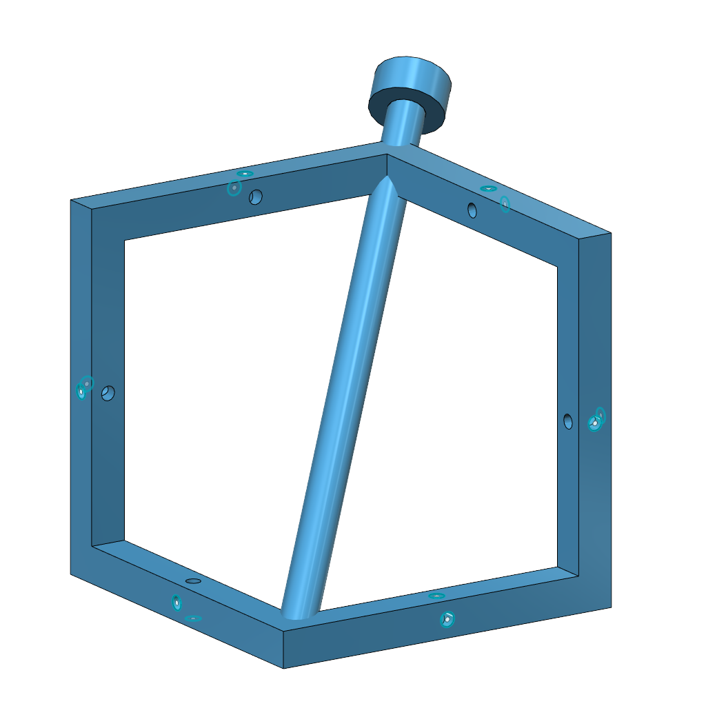 Action Camera 360 rig (with underwater case for outdoor use) by Brixsat