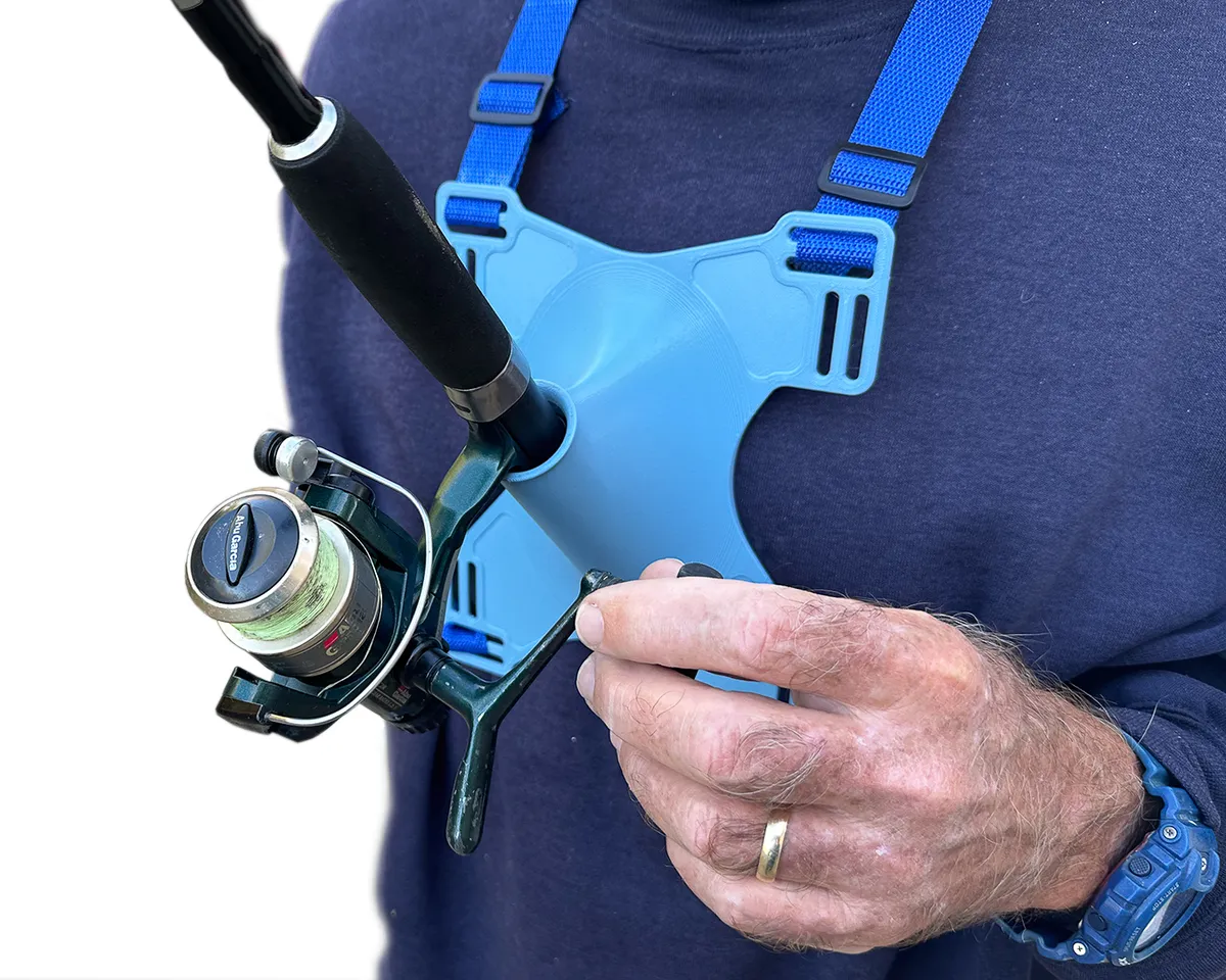 ROD HOLDER FOR DISABLED FISHERMEN (AND WOMEN) by Peter H