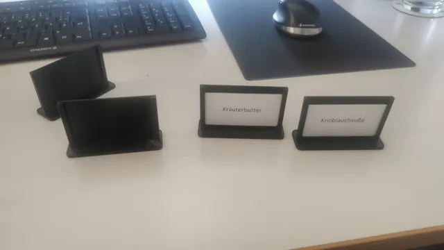 Buffet Cards Holder