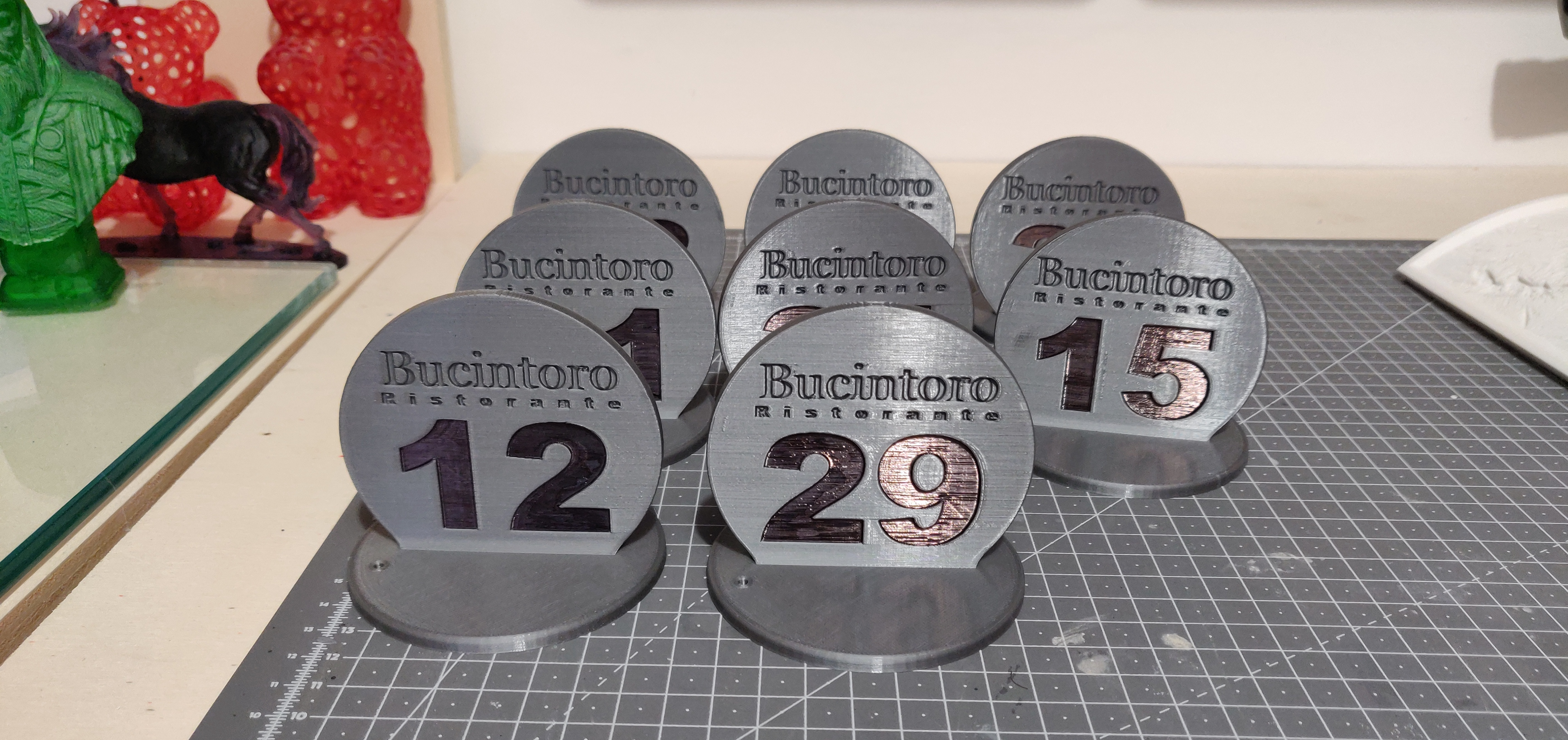 Miniatura 2 do modelo 3D Table number