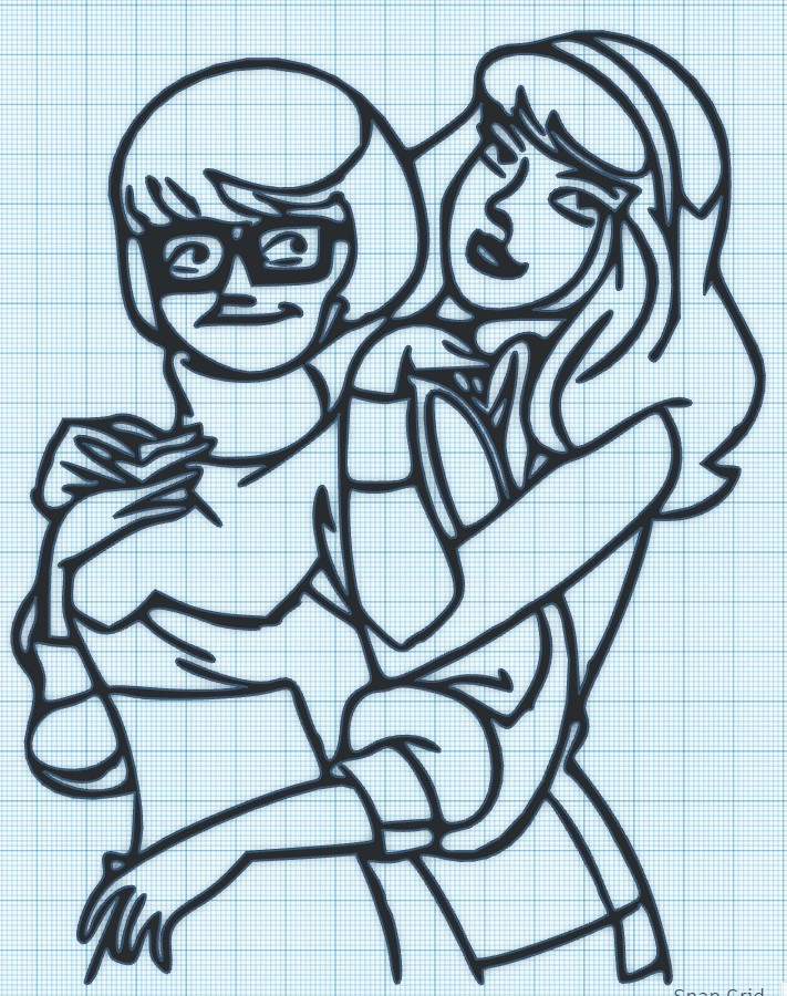 Daphnie & Velma - Scooby Doo - Wall Art