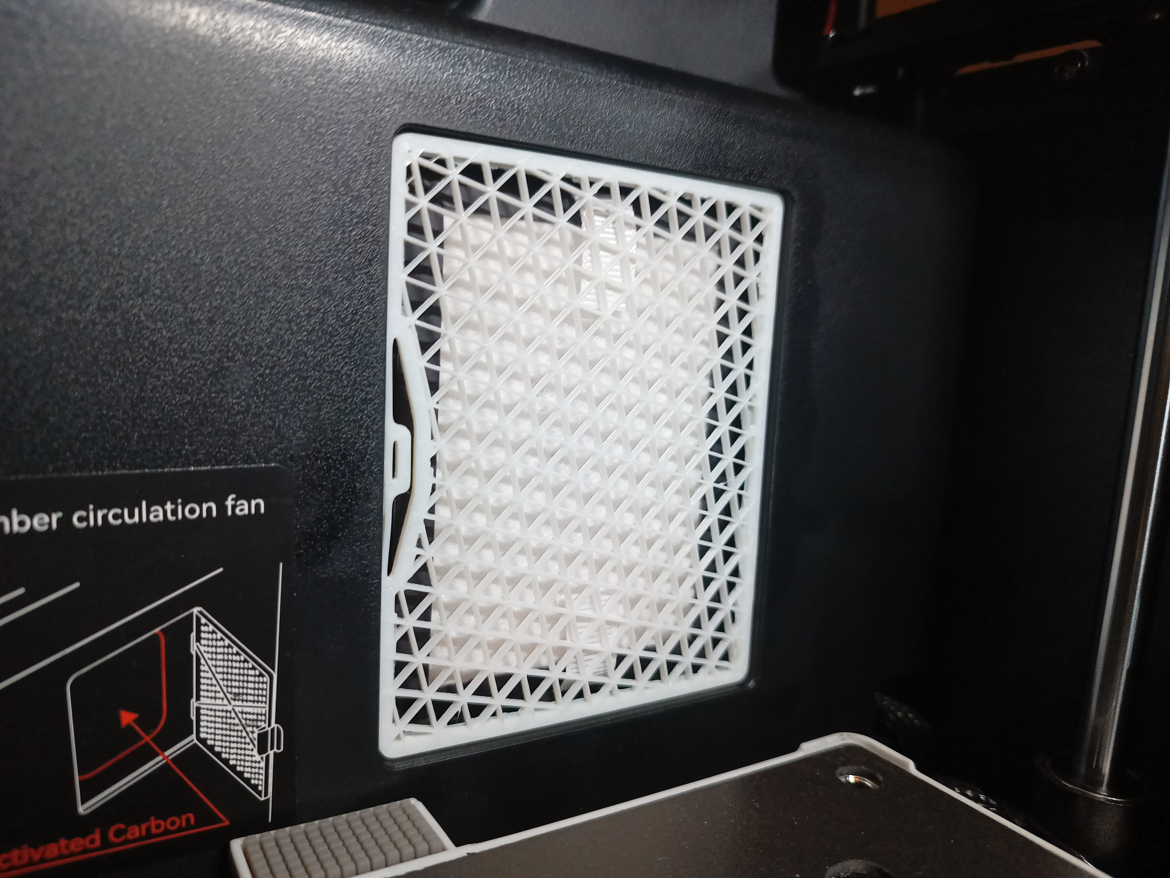 Qidi Q2 Chamber filter door