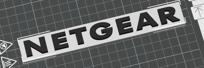 Netgear logo for office or workshop