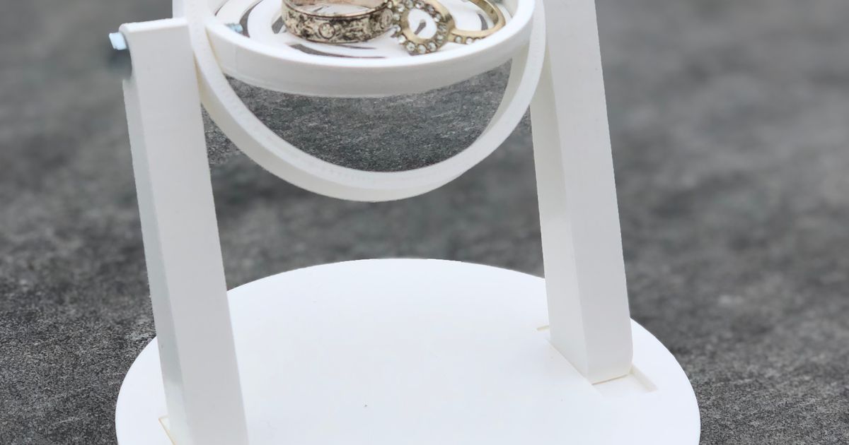 modern ring holder by Luis Schauder Download free STL model