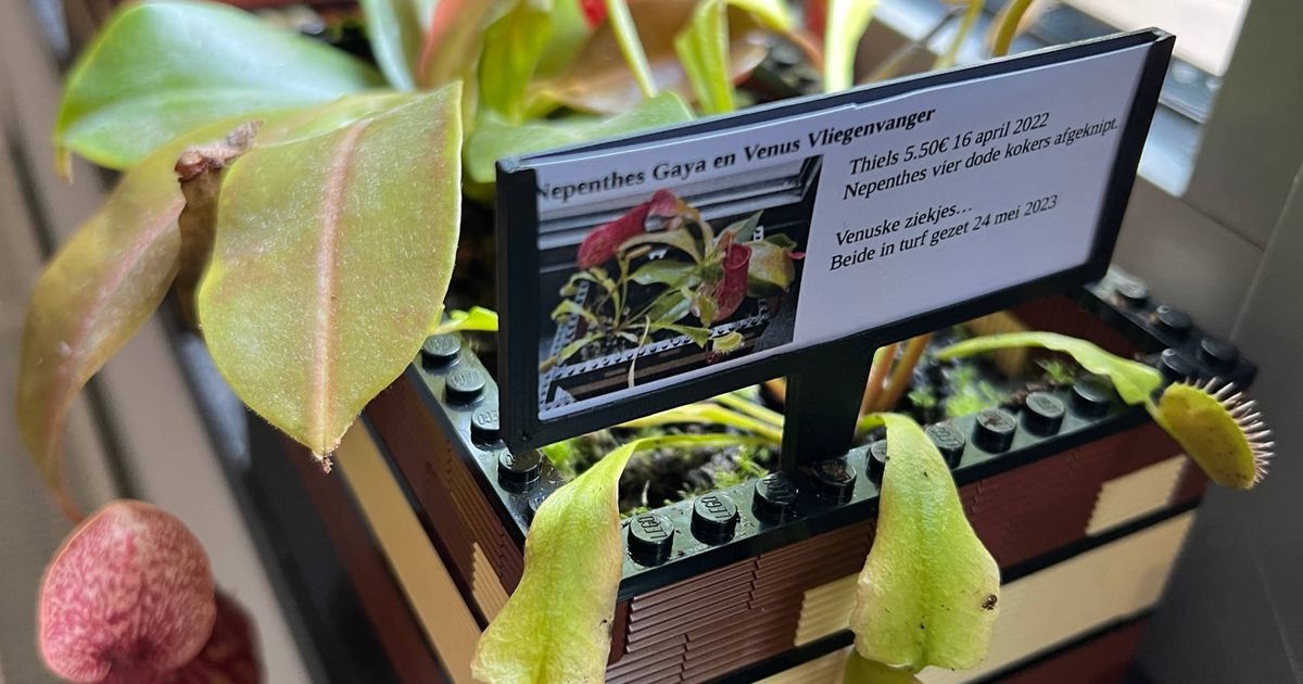 Plant Label by Paul Cobbaut Download free STL model