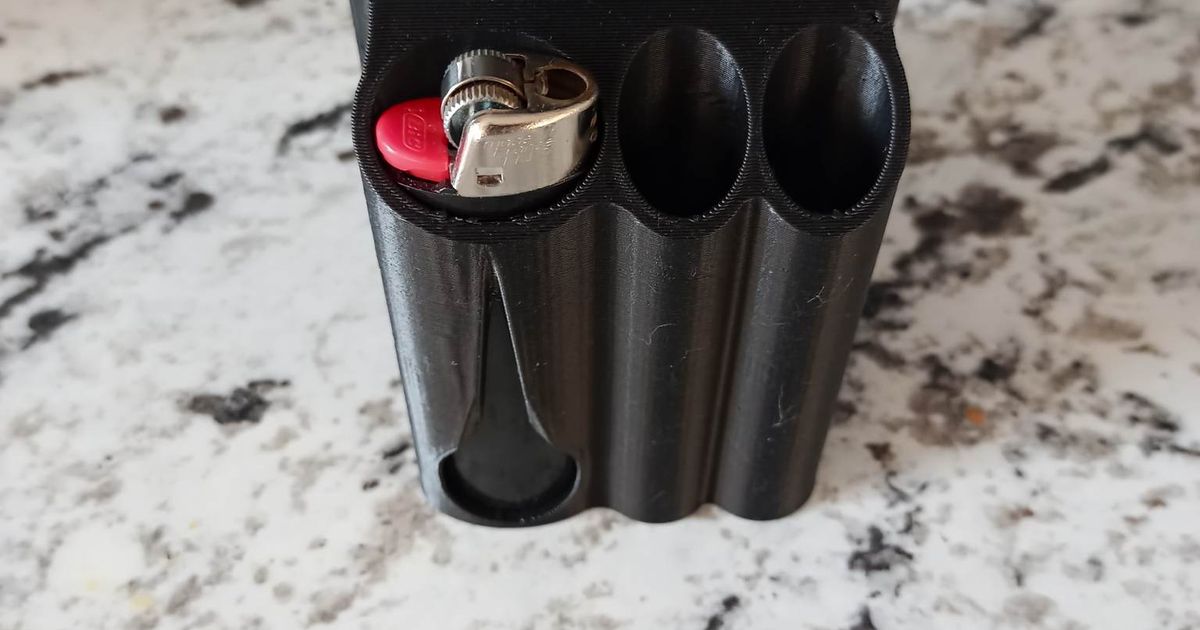 Can Koozie With Lighter holder by Mohawkmade Download free STL model