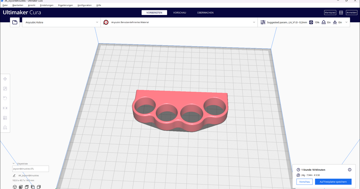 ninetendo joystic holder by Beluga_3d | Download free STL model ...