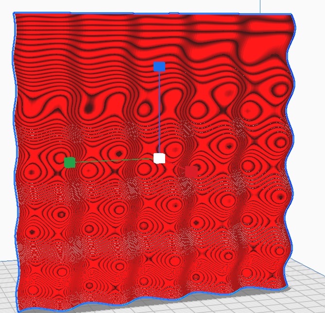 cool sinusoid one layer thick