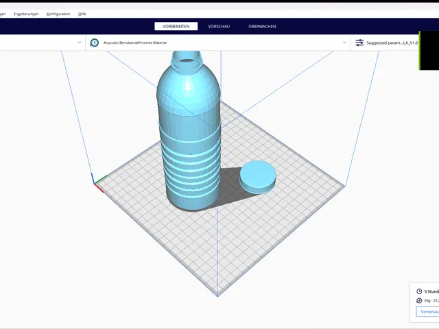 A bottle of water
