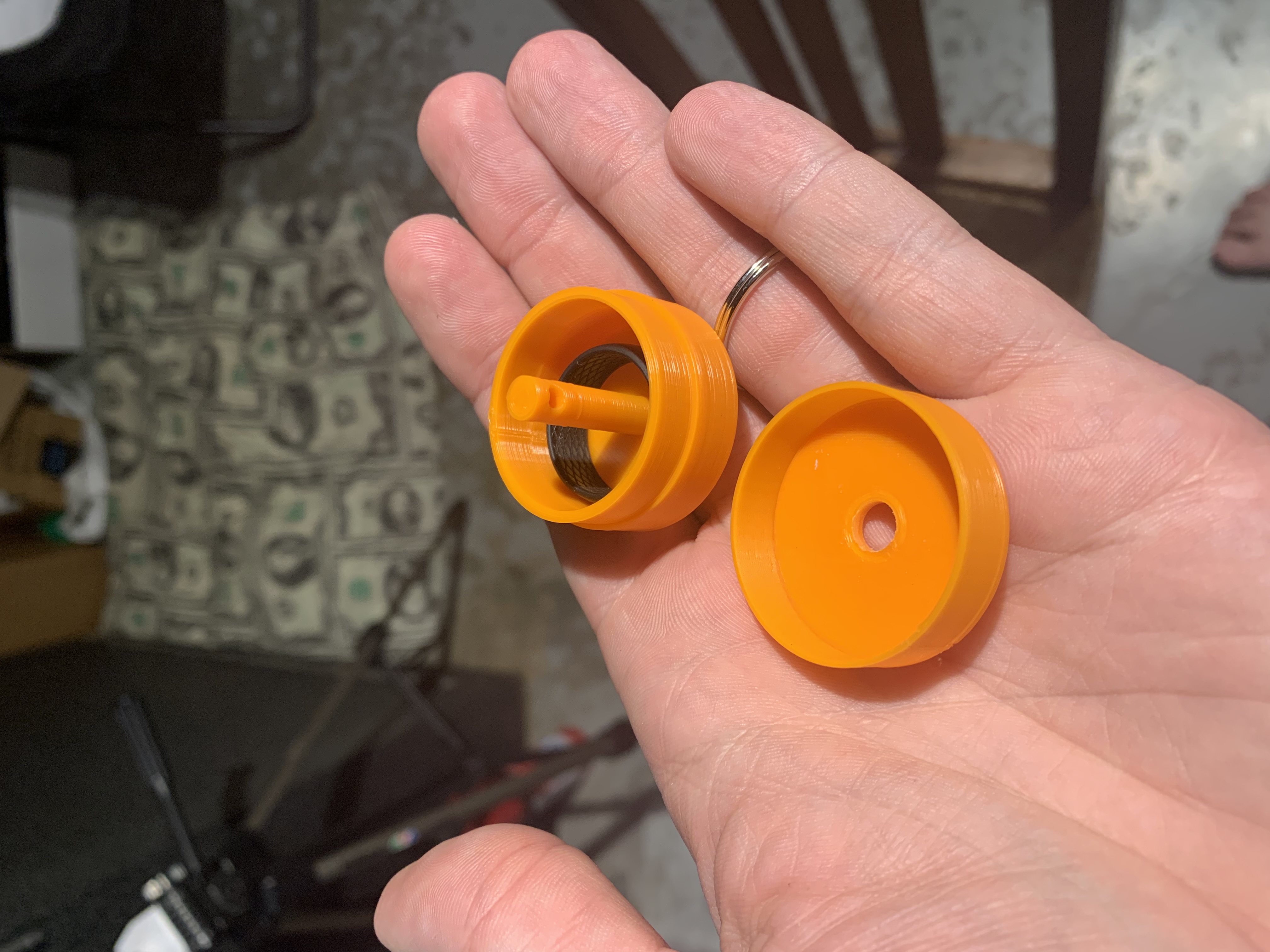 Miniatura 2 do modelo 3D Key Chain Ring Holder