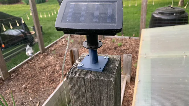 Small Solar Panel Stand