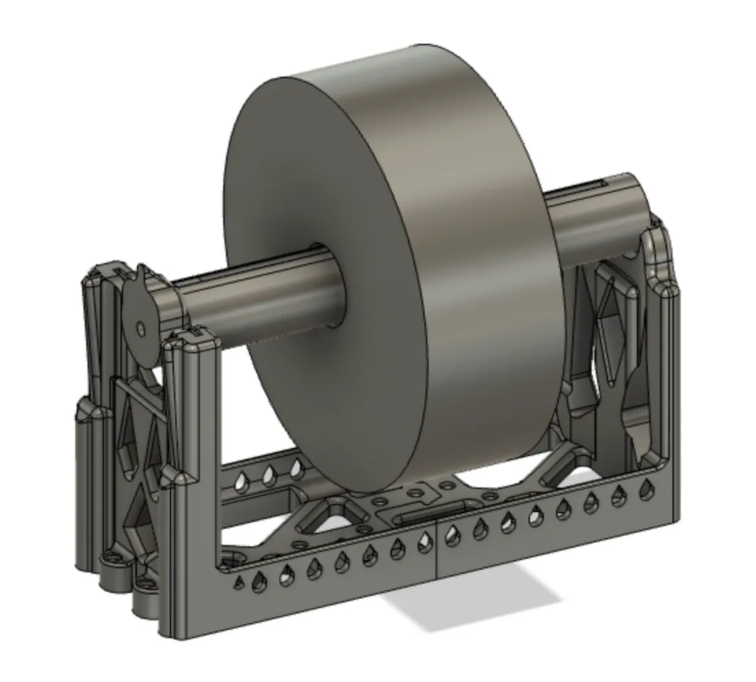 Spool Holder holding up to large 3kg spools by Tech with Kramer, Download  free STL model