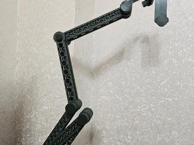 FAST PRINT MOD of "Flexible & sturdy phone arm (100% Printed)": Phone Holder mount, Quad Lock, Arms, Base