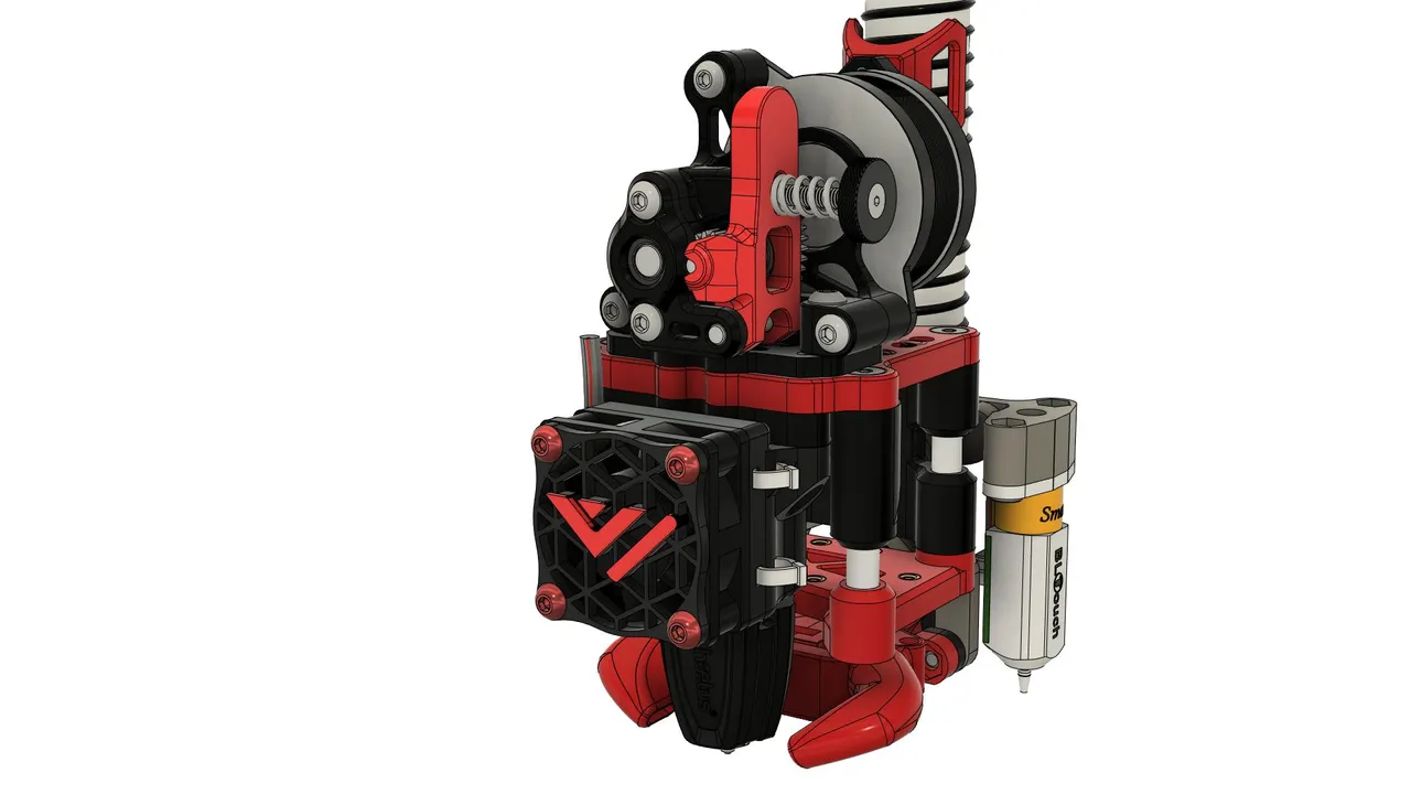 Vz-Bot Printhead Rapido Heatsink Duct 3010 Fan by Aldoale
