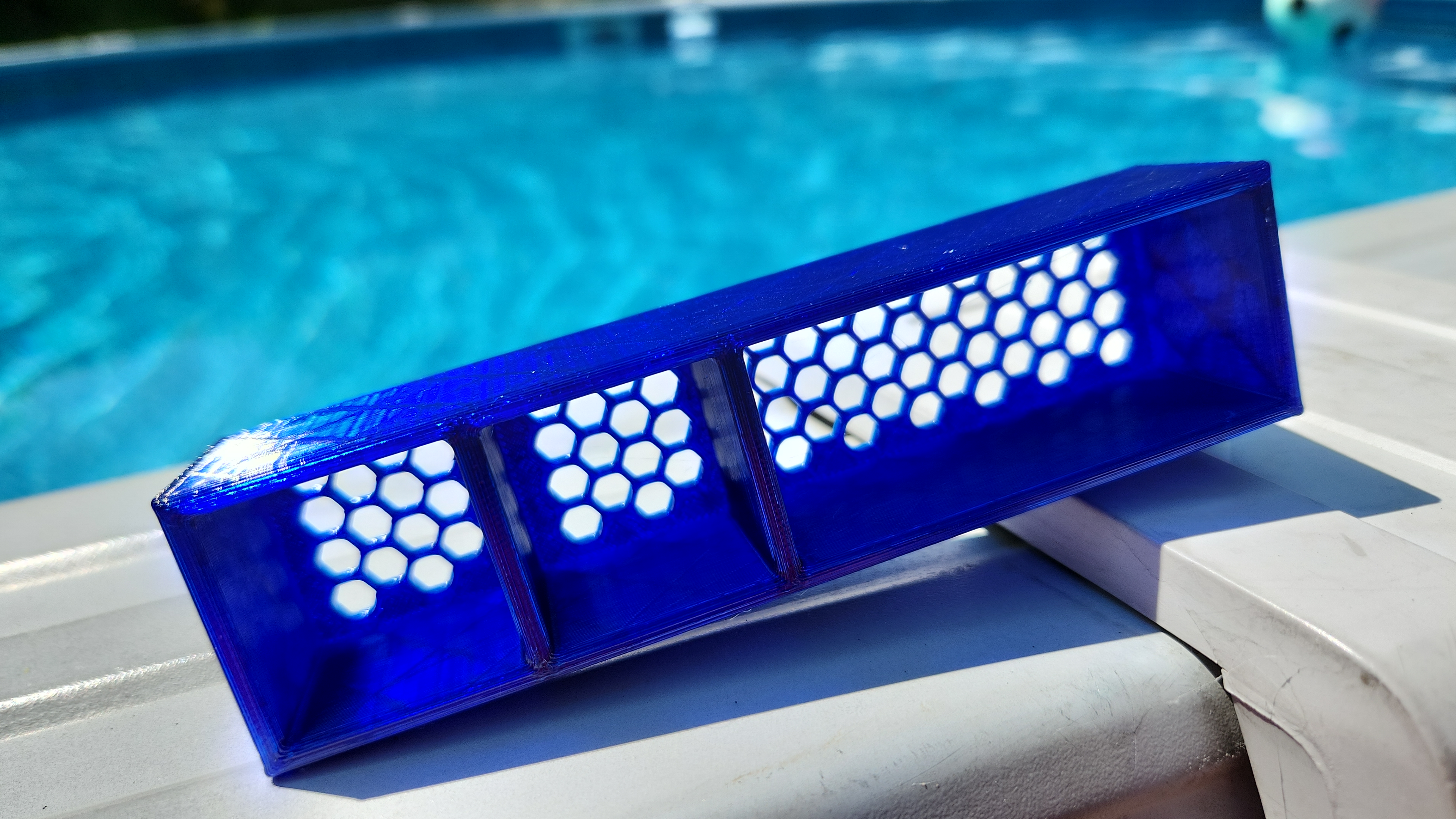 Pool Test Kit Holder