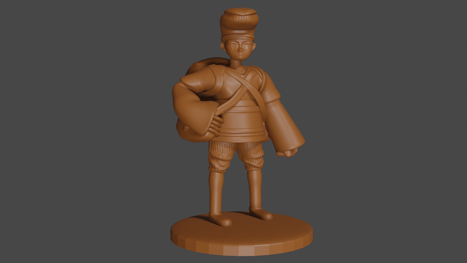 Final Fantasy Tactics inspired, Male Chemist, Tabletop DnD miniature
