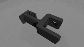 Desk Mount Headphone Holder 60mm