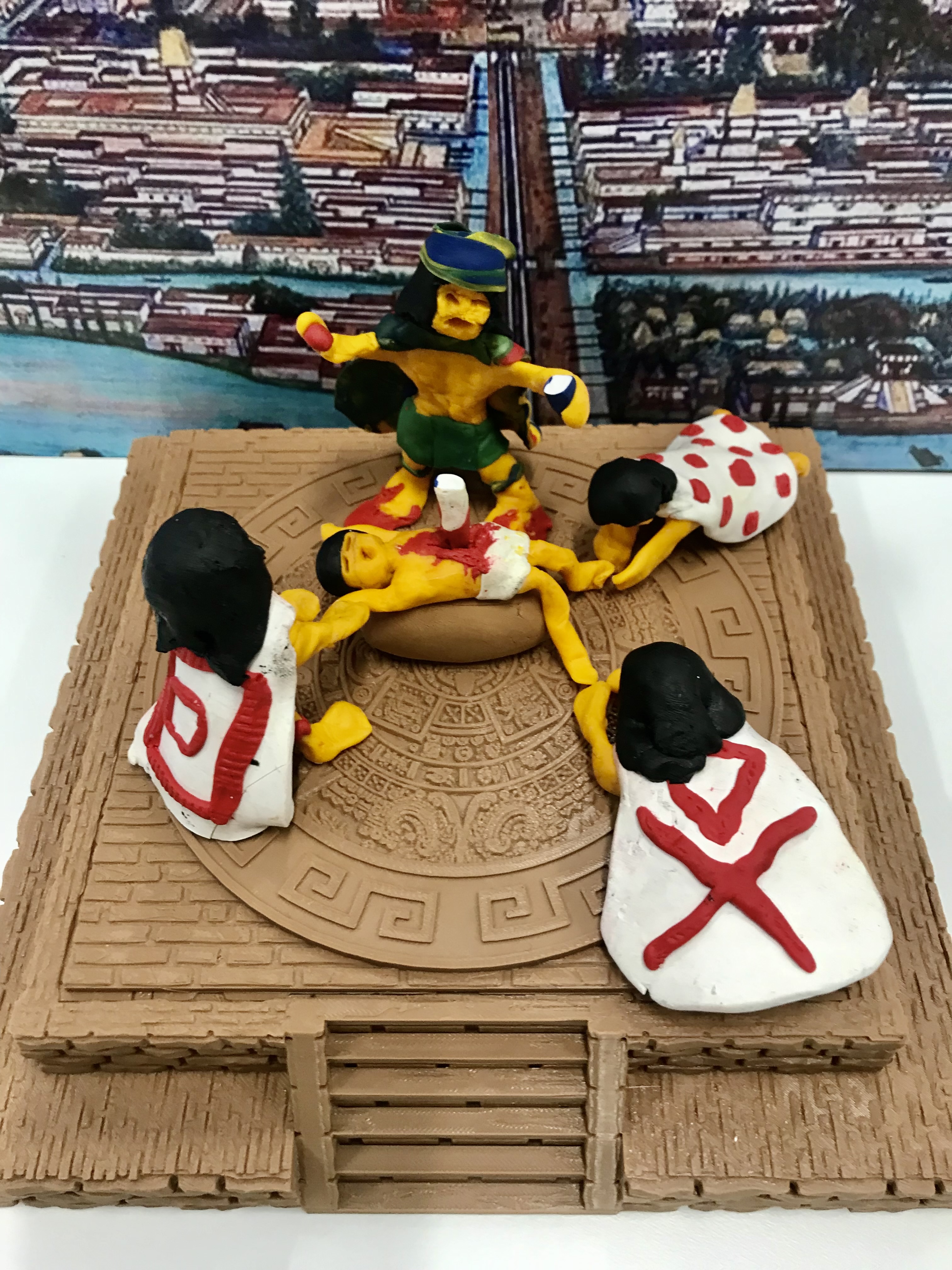 Miniatura 4 do modelo 3D Aztec Temple Top