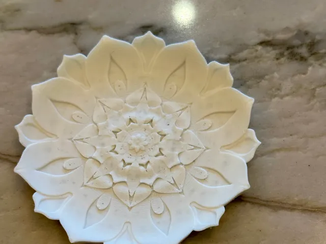 Simple Elegant Flower jewelry dish to place your rings and jewelry in while getting ready.