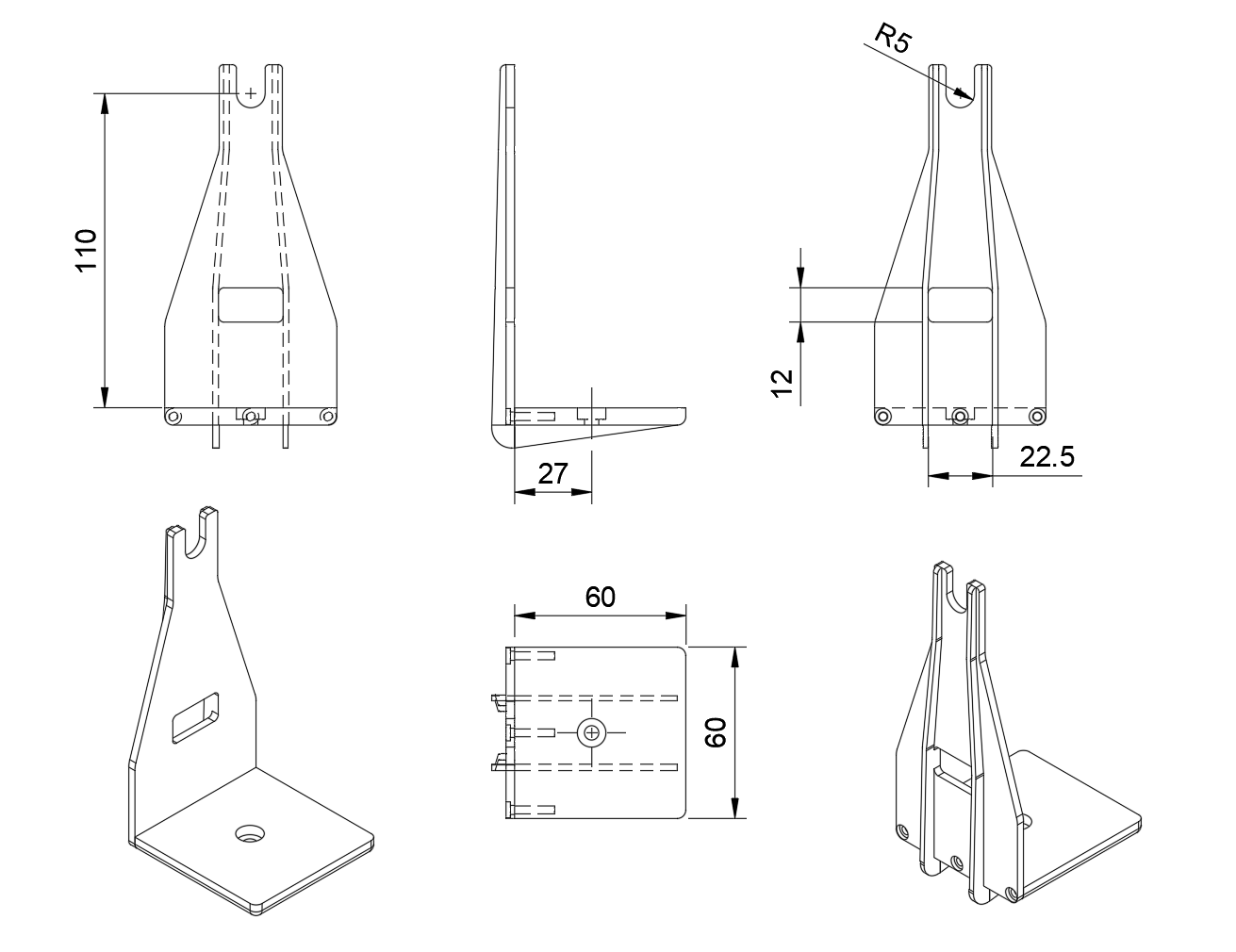 VIZIO SB46514F6 Rear speaker mount for stand by Bryan Download free STL model