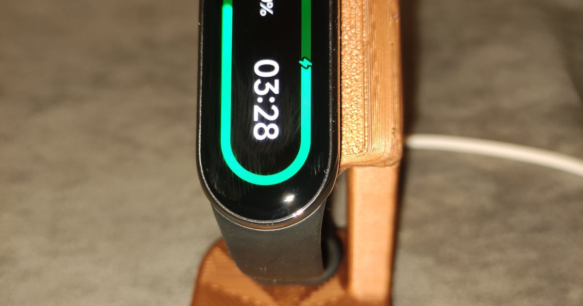 charging stand dock mi band 8 by Bosondehiggs, Download free STL model
