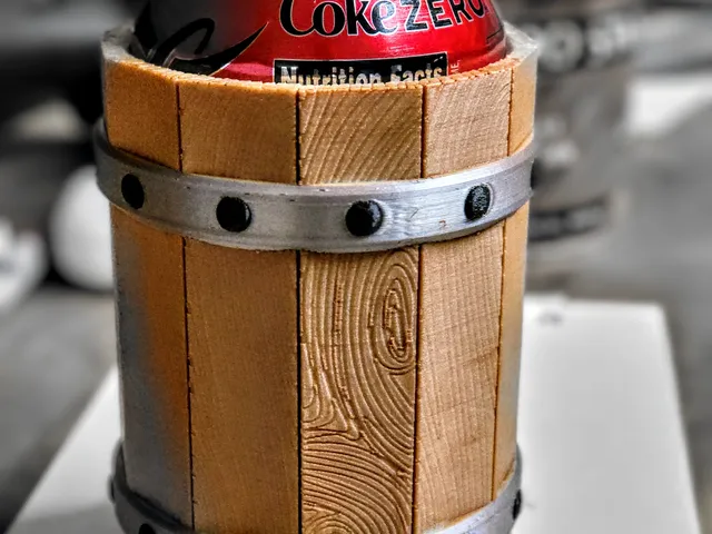 Wooden Barrel Koozie