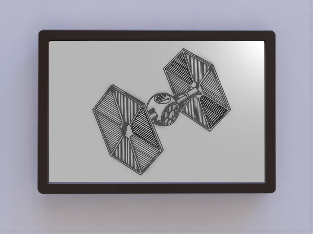Star Wars TIE Fighter Patent Art by Ken Mills