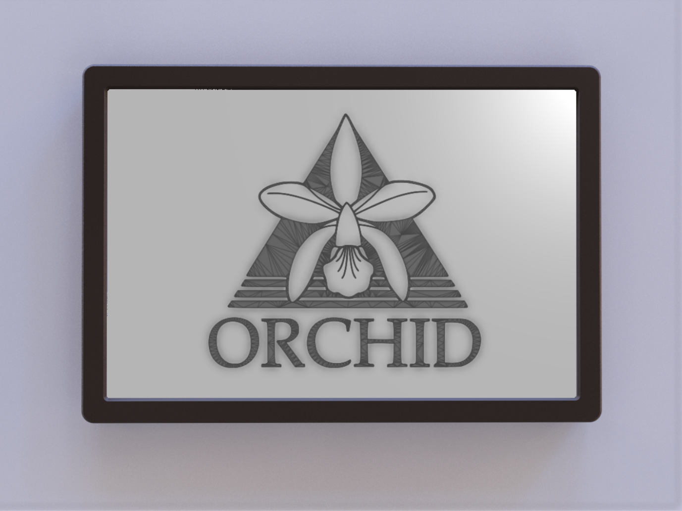 Orchid Technology Logo Wall Art